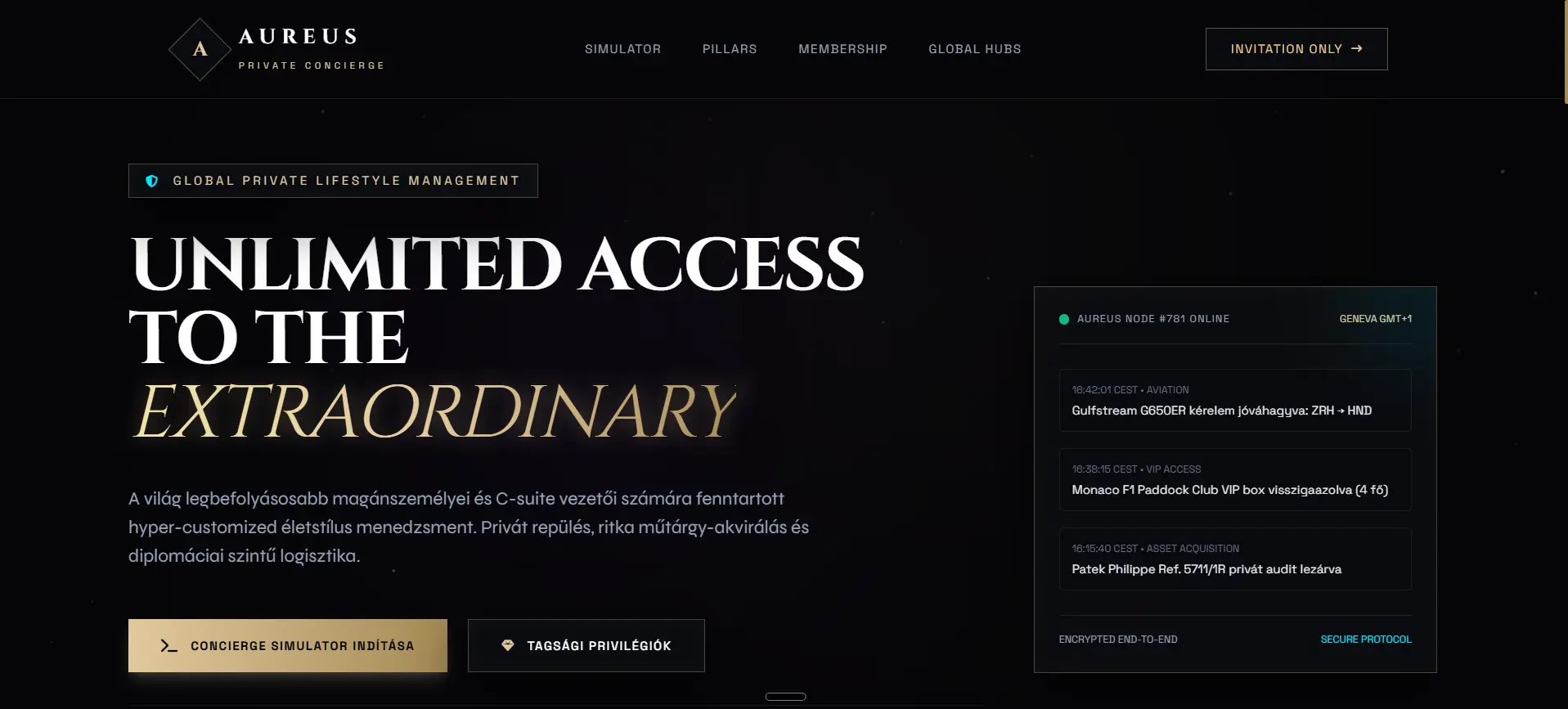 Aureu Private – Luxus concierge